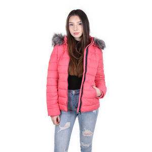 Tommy Hilfiger dámská sytě růžová zimní bunda Essential - S (XAV)